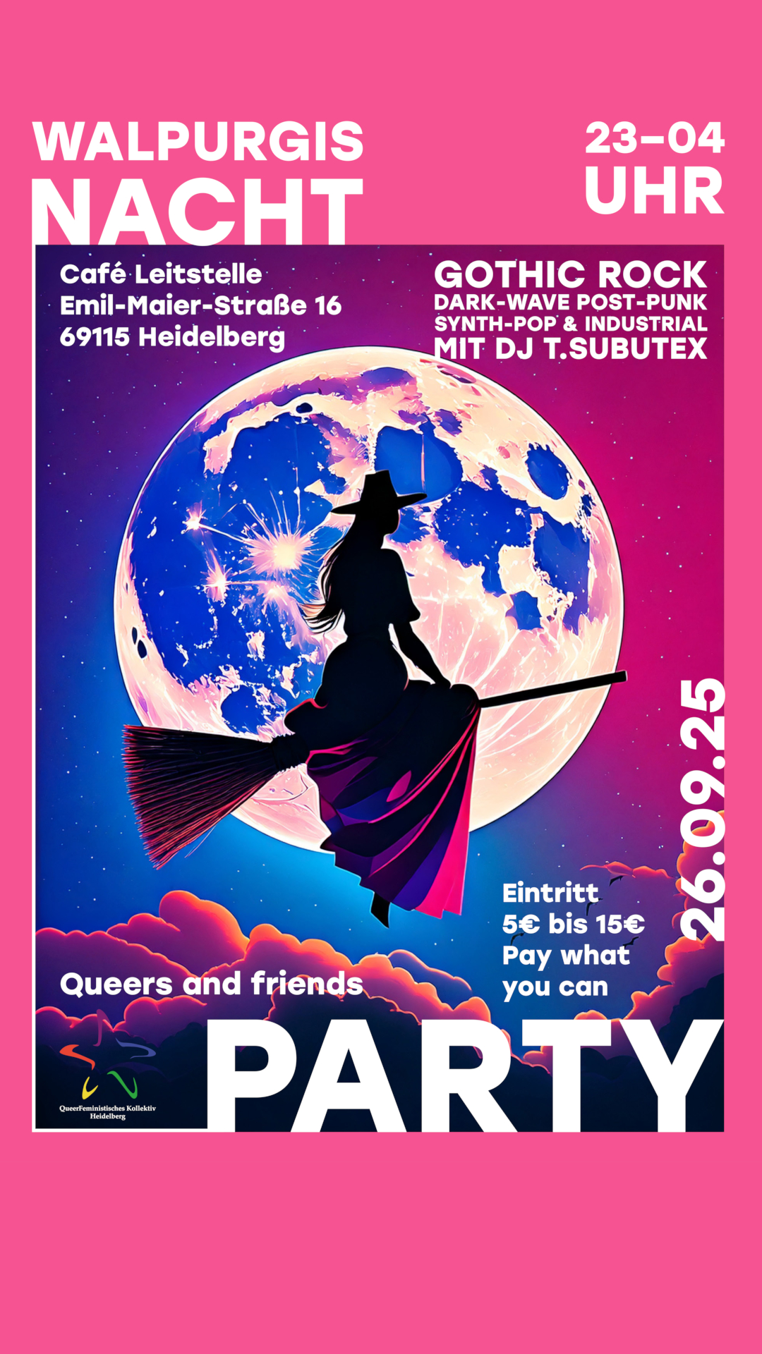 Walpurgisnacht / 26.9.25 / 23 Uhr