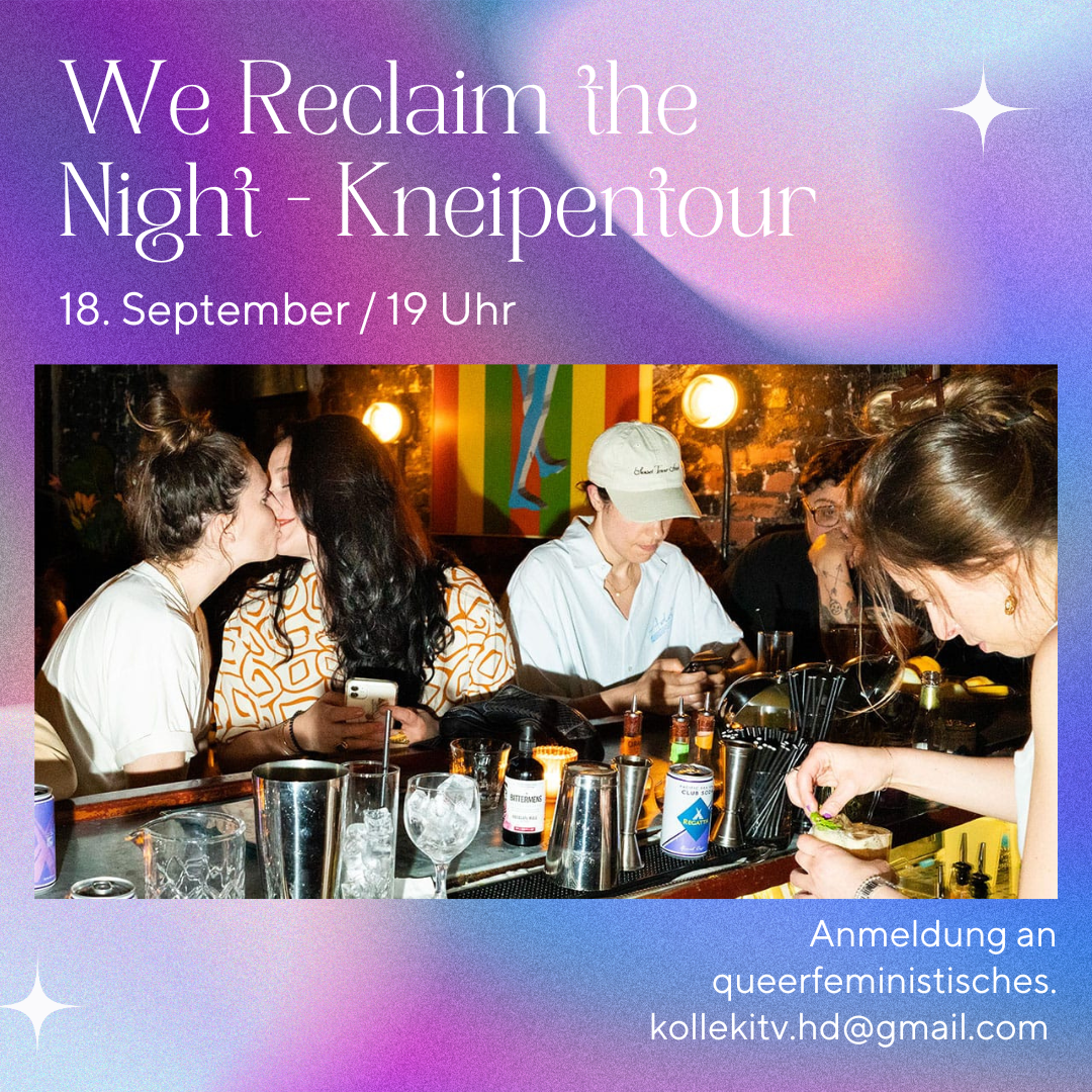 We Reclaim the Night – Kneipentour