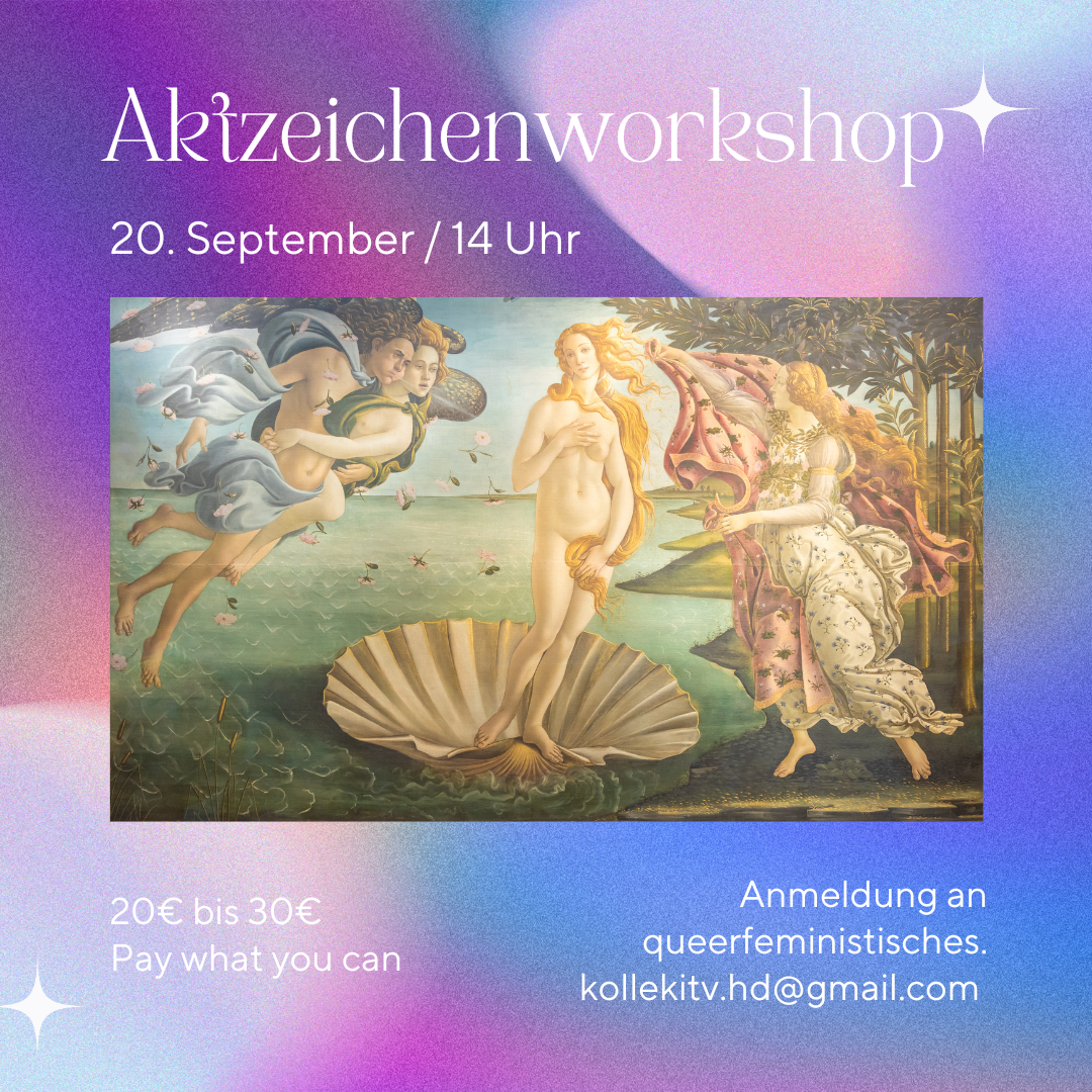 Aktzeichnenworkshop