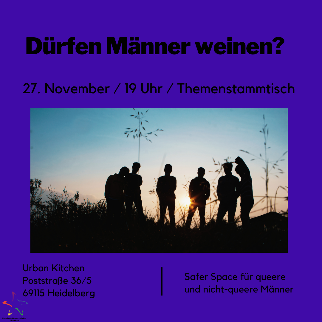 Dürfen Männer weinen? Themenstammtisch