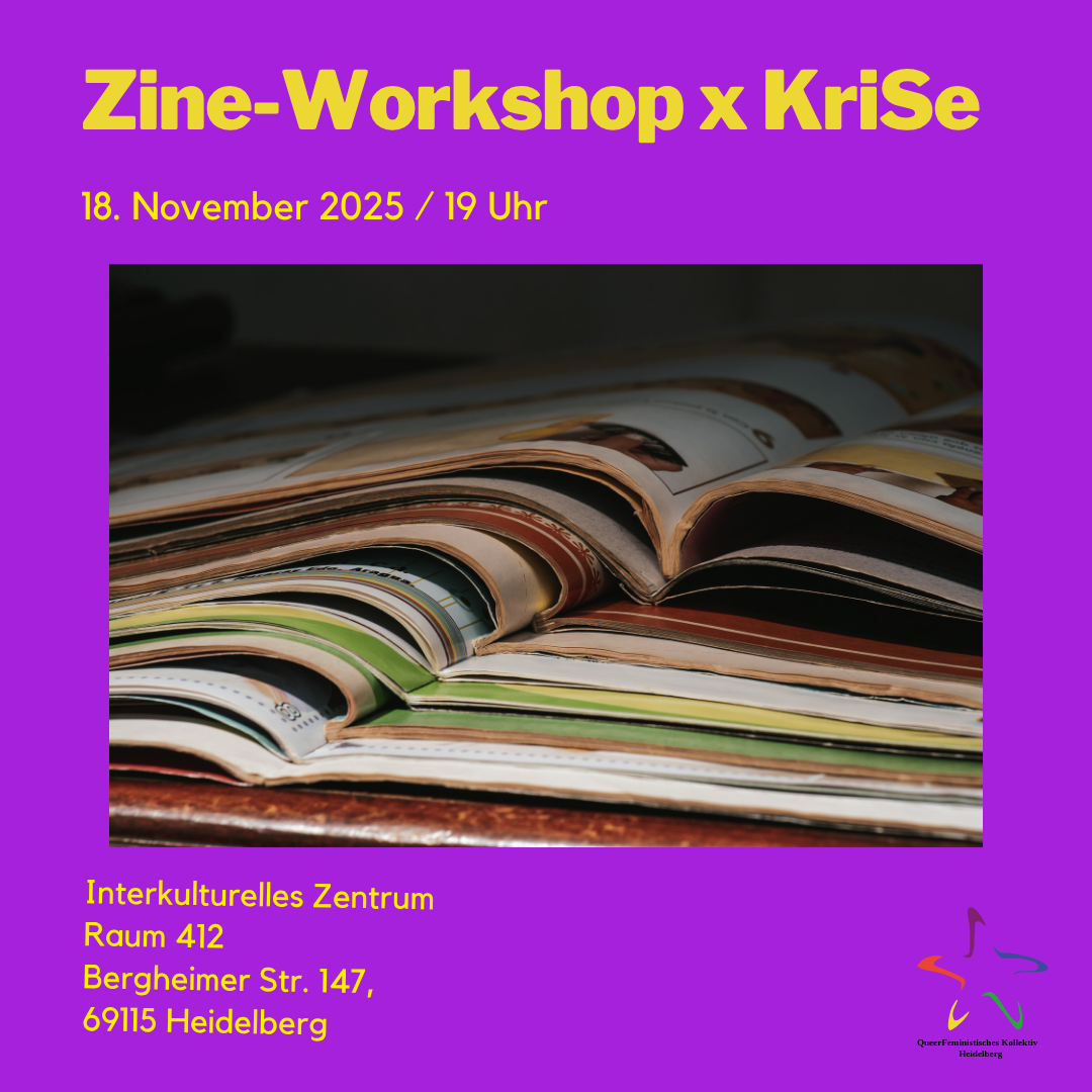 Zine-Workshop x KriSe 18.11.25 / 19 Uhr